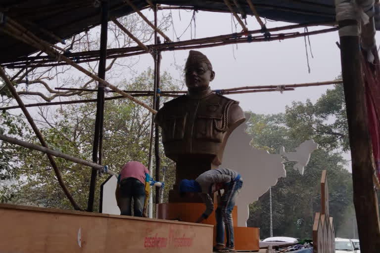 Netaji Tableau Preparation for Republic Day