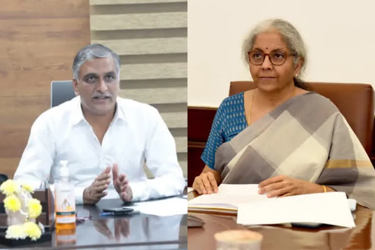 minister harish rao letter to nirmala seetharaman