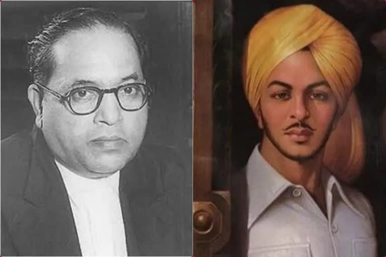 delhi schools and offices will have ambedkar and bhagat singh photos