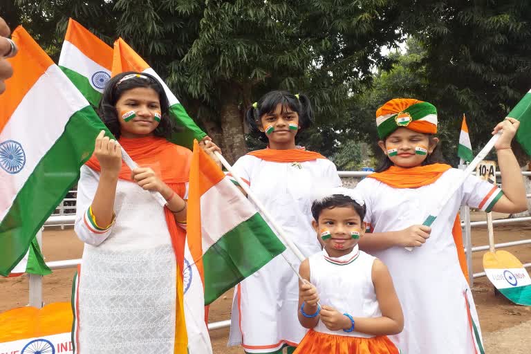 vande mataram play a street drama in bhubaneswar