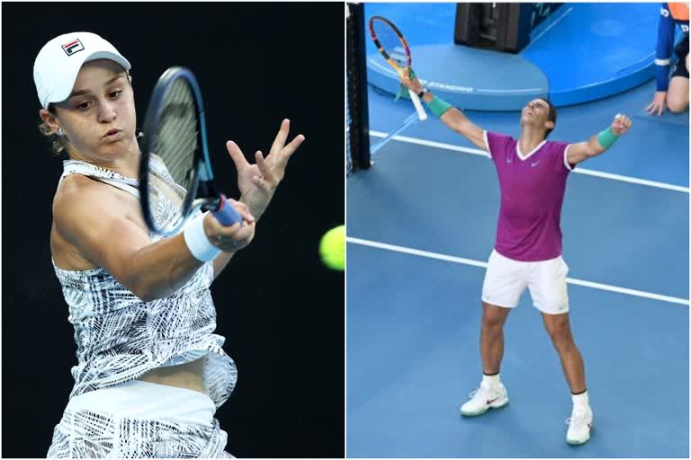 Austalian Open 2022 Nadal Ash barty enters into semi final