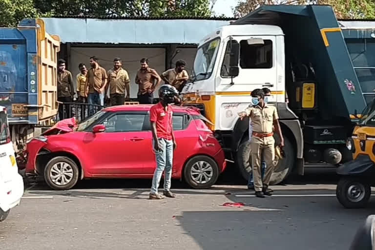 car accident at chromepet