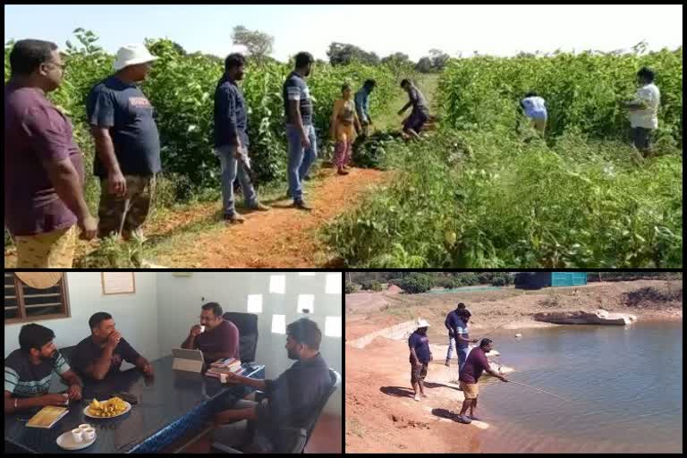 3 religious Friends  farming in Chamarajanagar