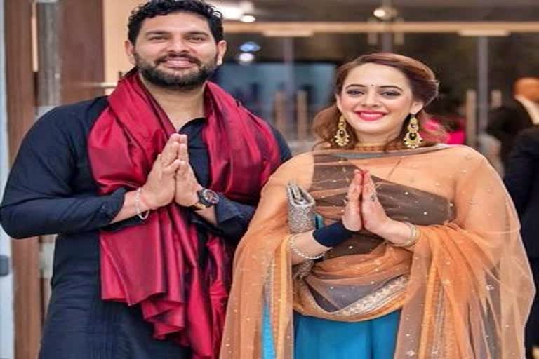 Cricket news  Yuvraj singh  Hazel Keech  yuvraj singh became father  युवराज सिंह  युवराज सिंह पिता बन गए  हेजल कीच  युवराज सिंह ट्वीट  Who is yuvraj singh  who is Hazel keech