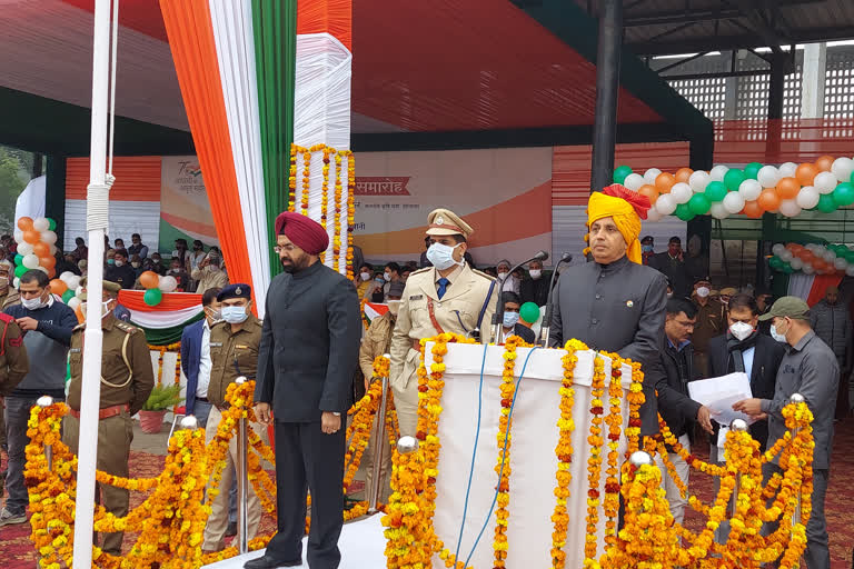 Republic Day celebration at Bhim Stadium Bhiwani