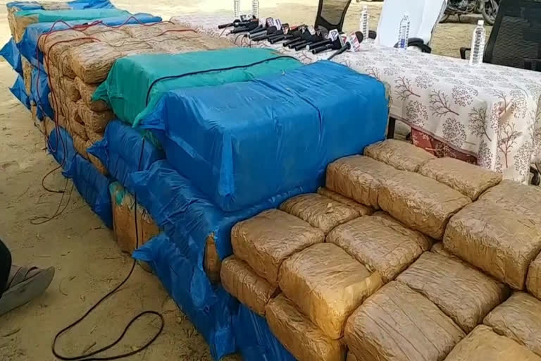 two cores ganja seized