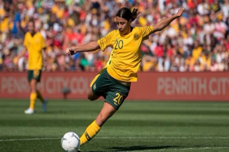 australian striker  Australian striker Sam to indian women team  Australian player video msg to indian women team  Indian women football team  Football news  Sports news  AFC women football 2022