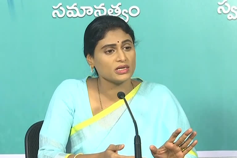 YS Sharmila On Farmers Suicides