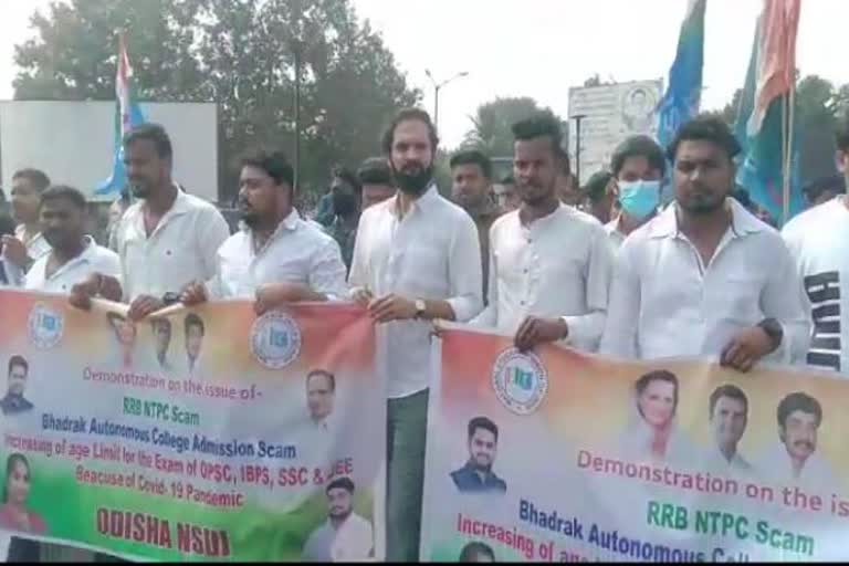 odisha youth congress agitation