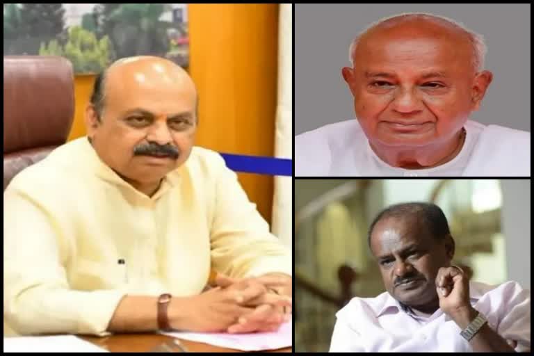 HDD And HDK extends birthday wishes to cm bommai