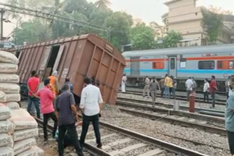 Good train accident in Kerala