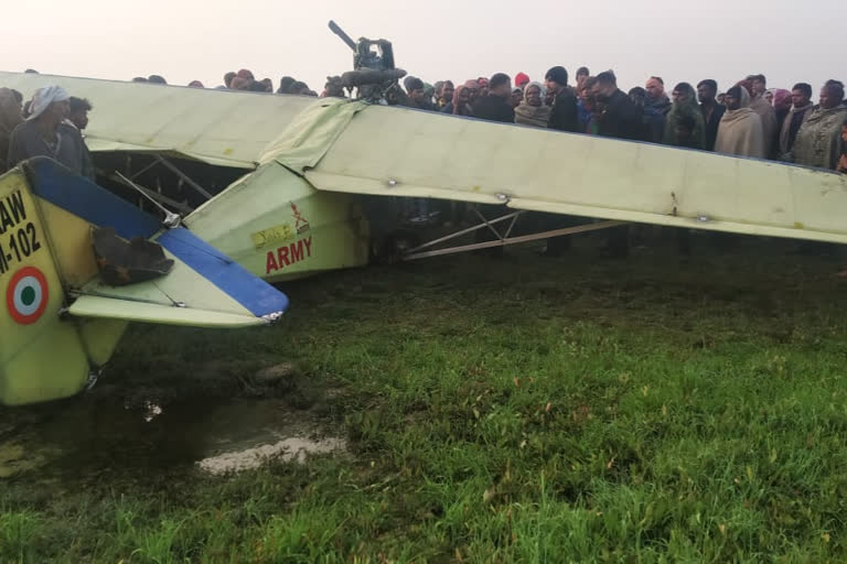 Army aircraft crashes in Bihar, both pilots evacuated safely