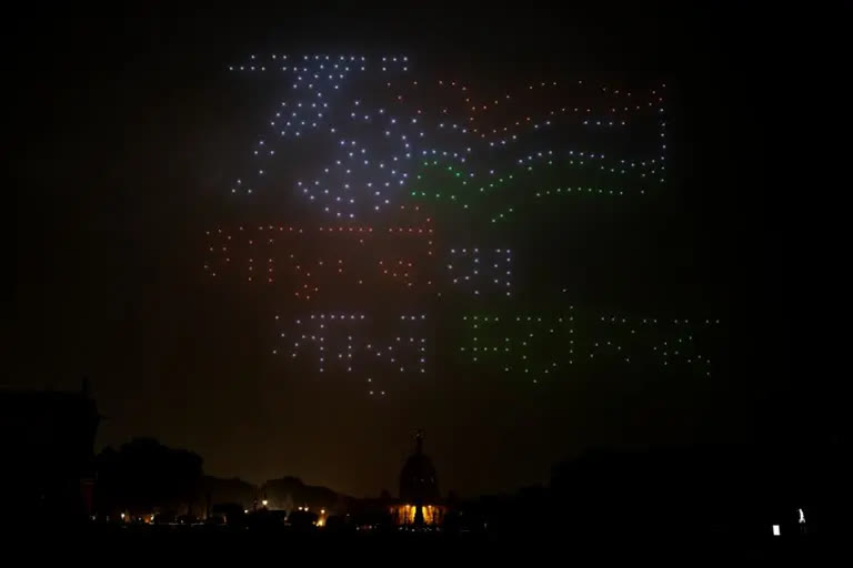 Around 1,000 indigenously built drones will form a part of the light show at the Beating Retreat ceremony here on Saturday evening.