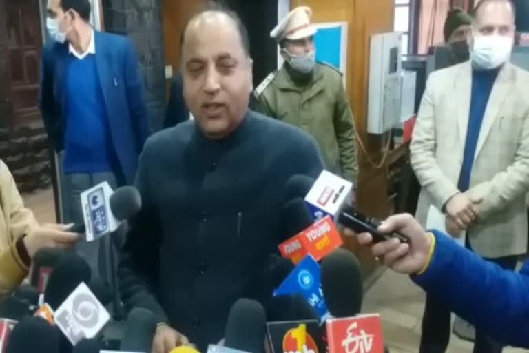 cm jairam thakur back to himacha