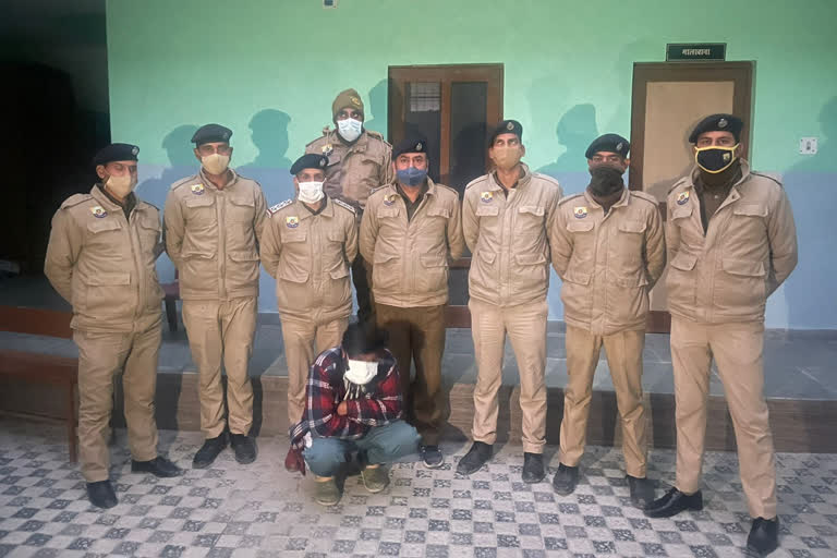 Mandi police recovered chitta and charas