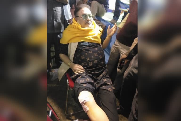 Madan Mitra injured