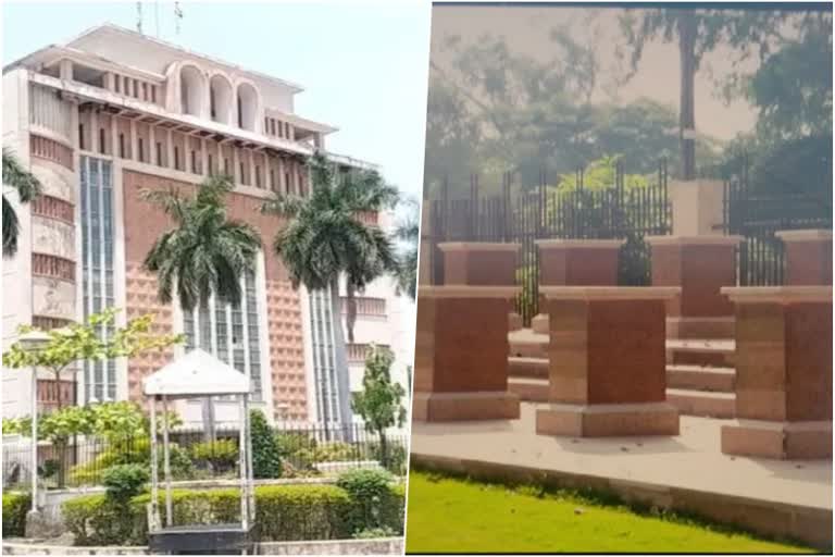 statues installed in mp secretarie