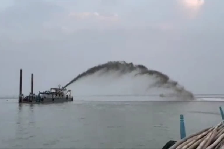 BRAHMAPUTRA DREADGING WORK STARTS BY IWAI