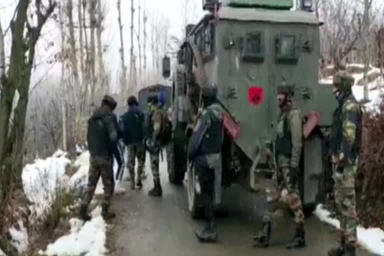 JeM commander Zahid Wani among five terrorists killed  twin encounters in jammu and kashmir  encounters in Budgam and pulwama  ജമ്മു കശ്‌മീർ ഇരട്ട ഏറ്റുമുട്ടൽ  ജമ്മു കശ്‌മീരിൽ 12 മണിക്കൂറിനിടെ രണ്ട് ഏറ്റുമുട്ടൽ  പുൽവാമ ബുദ്‌ഗാം ഏറ്റുമുട്ടലുകൾ  ജമ്മു കശ്‌മീരിൽ അഞ്ച് ഭീകരരെ വധിച്ച് സൈന്യം  JeM commander Zahid Wani and LeT terrorists killed  Pakistan proscribed terror outfits Jaish e Mohammed Lashkar e Taiba terrorists killed