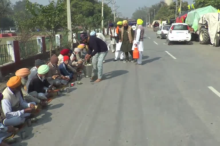 Farmer protest in Sirsa