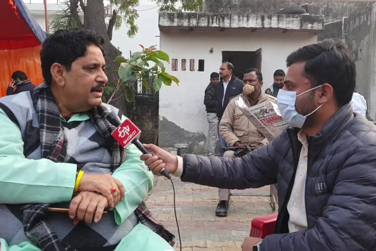 sahibabad mla sunil sharma targets samajwadi party in ghaziabad