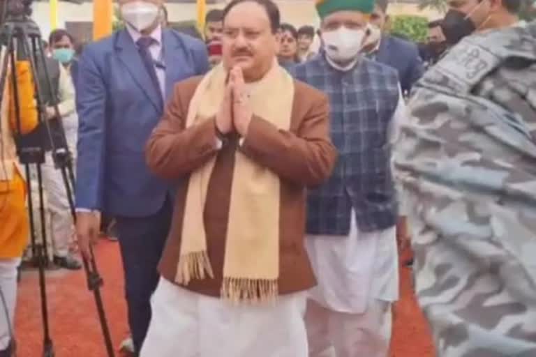 BJP National President JP Nadda was in Firozabad on Sunday