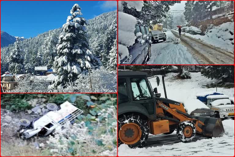 Deaths by snowfall in himachal
