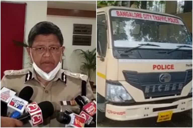 temporarily towing stopped in bangalore: police commissioner kamal pant