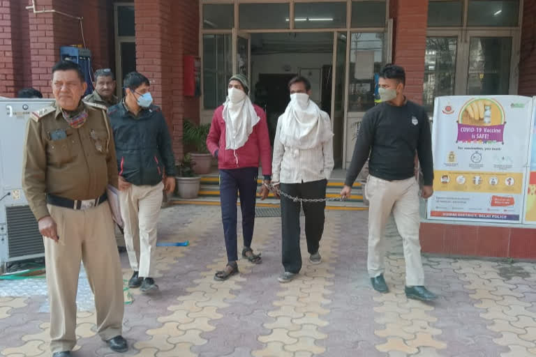 Police arrested two miscreants in Rohini