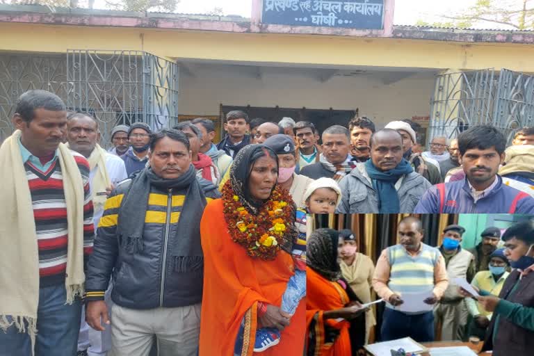 नवनिर्वाचित सरपंच सुमित्रा देवी