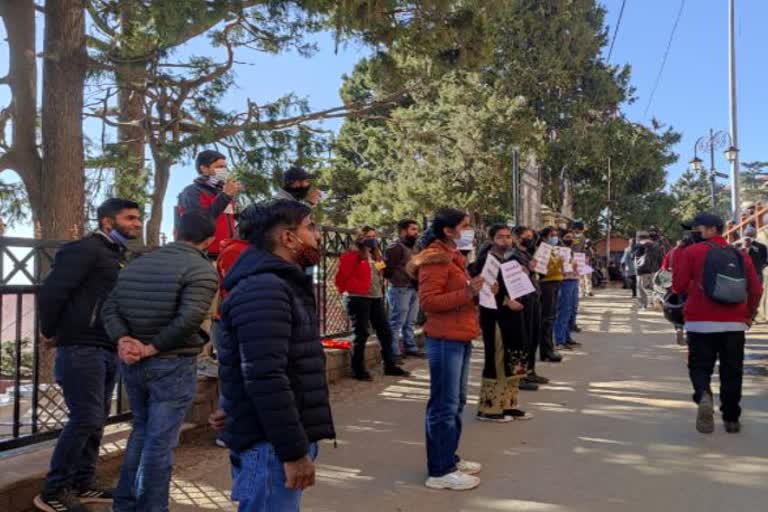 ABVP protests against Tamil Nadu government