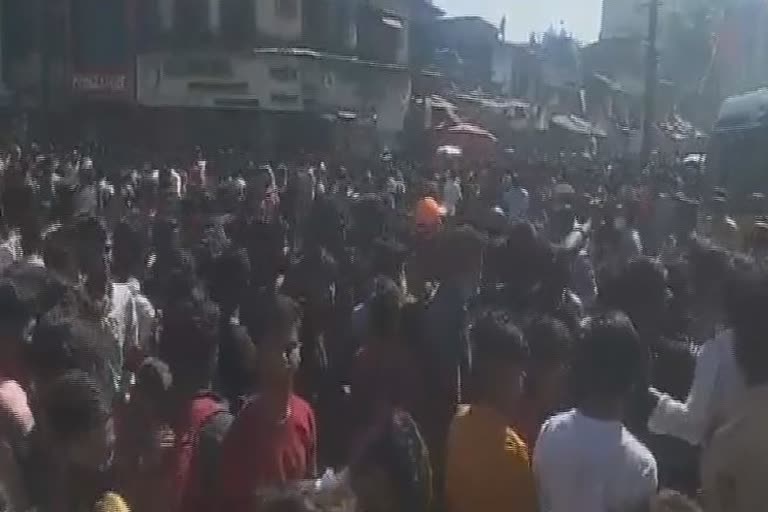 Maharashtra students protest