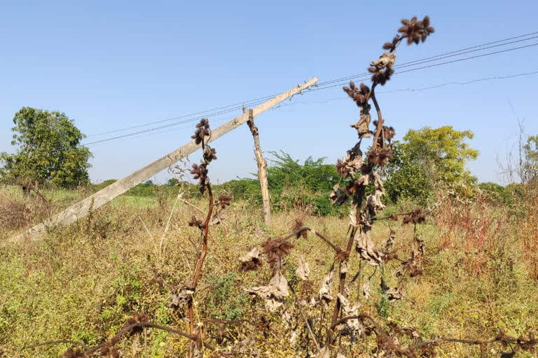 कोलमडलेली खांब