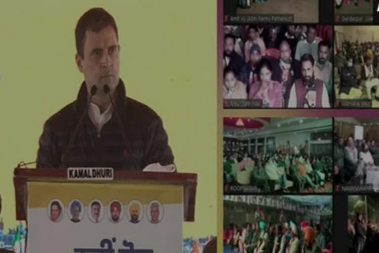 As ECI extends ban on physical rallies  Congress gears up for virtual campaigning  Rahul Gandhi holds virtual campaigning  വെര്‍ച്ച്യുല്‍ റാലികള്‍ക്കായുള്ള കോണ്‍ഗ്രസിന്‍റെ തയ്യാറെടുപ്പ്  സ്ഥാനാര്‍ഥികള്‍ക്കുള്ള കോണ്‍ഗ്രസ് ദേശീയ നേതൃത്വത്തിന്‍റെ നിര്‍ദേശം  അഞ്ച് സംസ്ഥാനങ്ങളില്‍ നടക്കുന്ന നിയമസഭാ തെരഞ്ഞെടുപ്പുകള്‍