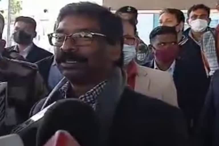 CM Hemant soren statement on Union budget