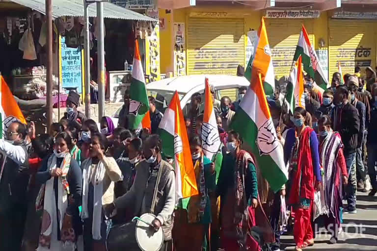 Congress election campaign in Dhanaulti