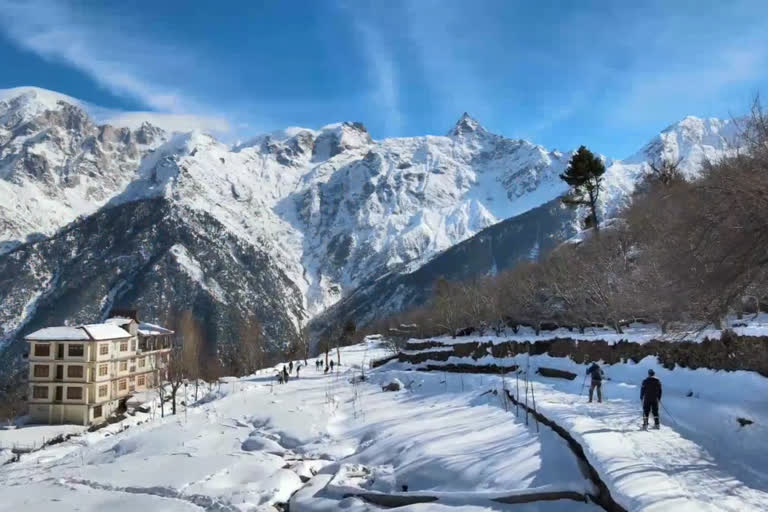 skiing in kinnaur