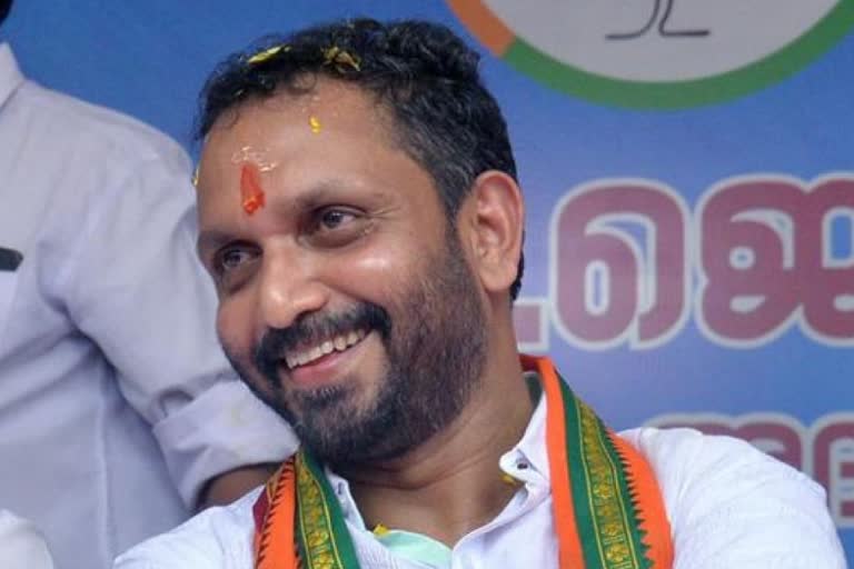 k surendran against k rail  bjp state president against k rail dpr  silverline project latest  കെ റെയിലിനെതിരെ ബിജെപി  ബിജെപി കെ റെയിൽ ഡിപിആര്‍ കേന്ദ്രം അനുമതി  കെ സുരേന്ദ്രന്‍ കെ റെയില്‍ കേന്ദ്രം അനുമതി