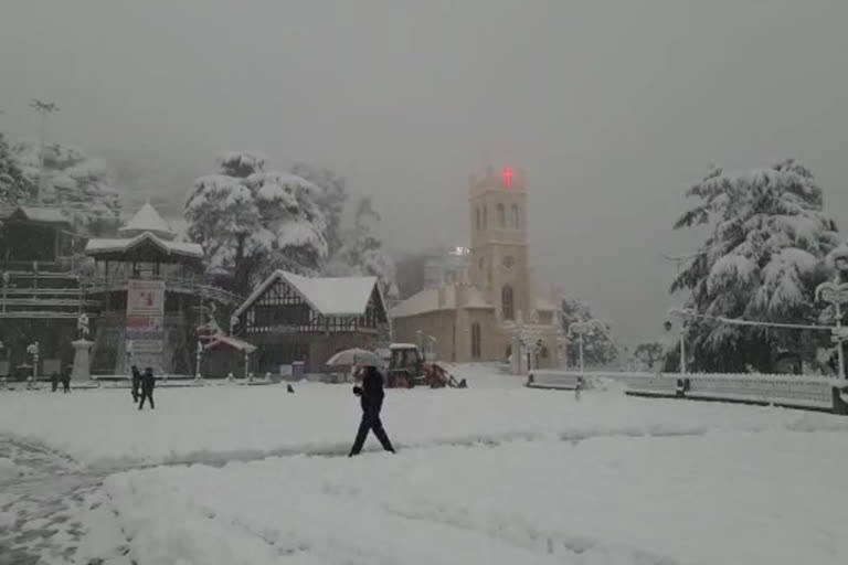 alert regarding heavy rain and snowfall in Himachal