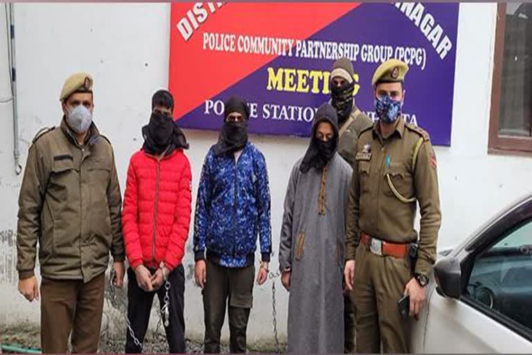 Police arrests three accused involved in Srinagar Acid attack case