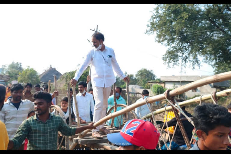 teacher in Bhadradri,  farewell to the teacher