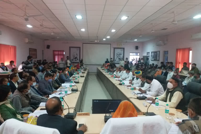 Bhilwara Zila Parishad board Meeting