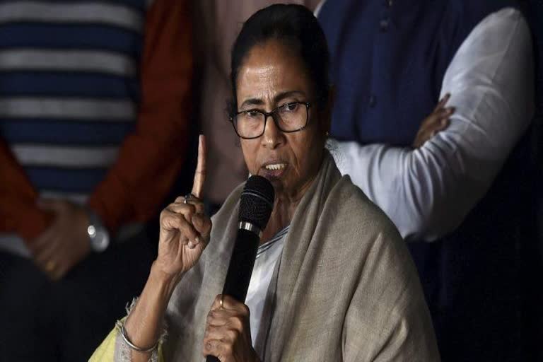 Mamata Banerjee in Administrative Review Meeting