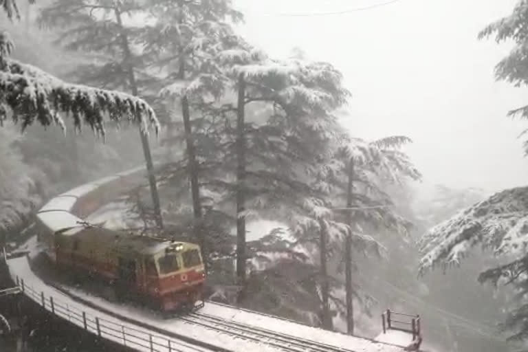 Shimla Kalka track in Himachal pradesh