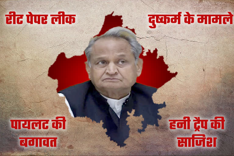 challenges in rajasthan for ashok gehlot government
