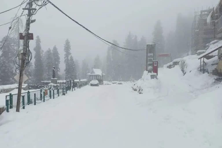460 roads closed due to snowfall in Himachal