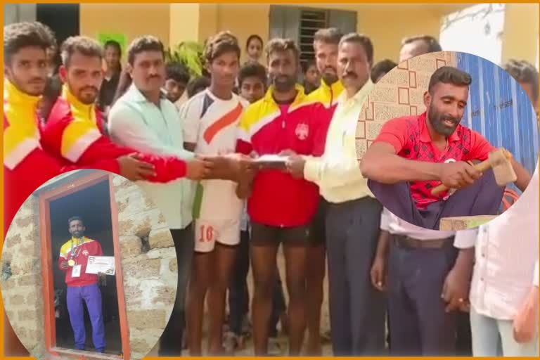 Shashikumar of chikkamagalur was national kabaddi player