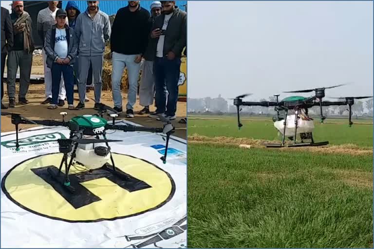 Drone technology for farmers in Hisar