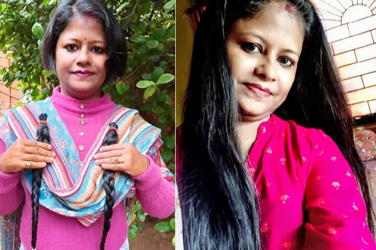 world-cancer-day-2022-midnapore-teacher-donates-her-hair-for-patients-who-are-suffering-from-this-disease
