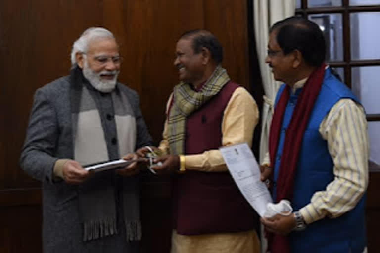 MP Kanakamal Katara meets PM Narendra Modi